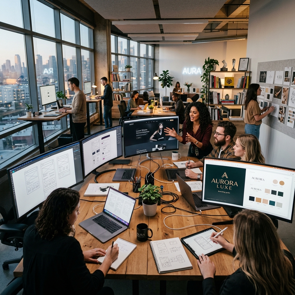 Tech Nova Design Agency Team Collaboration